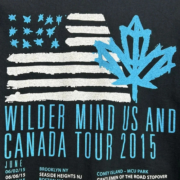 2015 Mumford & Sons  Tour Shirt. 100% Cotton. PTP 18”. - Picture 6 of 10